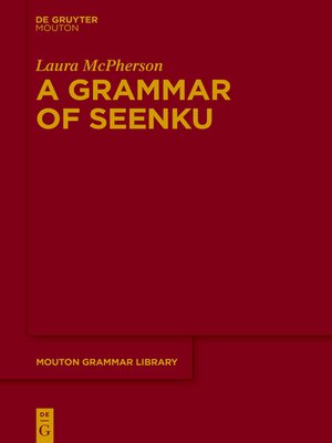 cover image of A Grammar of Seenku